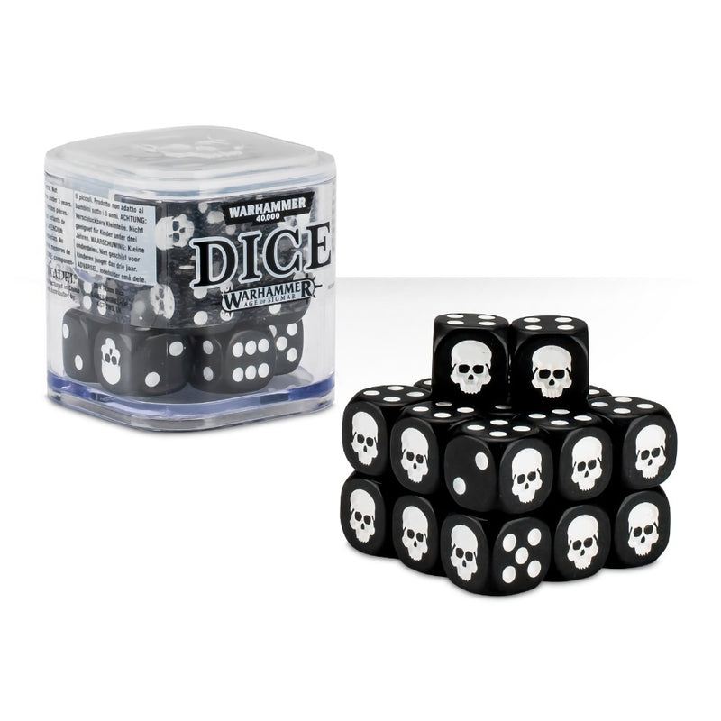 Warhammer Dice Cube Black (12mm) - Citadel Accessories - RedQueen.mx