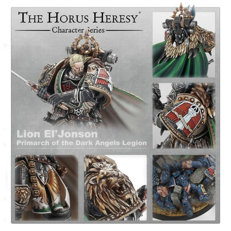 Lion El'Jonson, Primarch of the Dark Angels Legion (Web Exclusive) - WH The Horus Heresy - RedQueen.mx