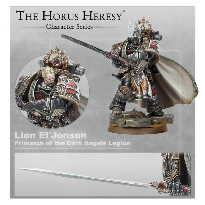 Lion El'Jonson, Primarch of the Dark Angels Legion (Web Exclusive) - WH The Horus Heresy - RedQueen.mx