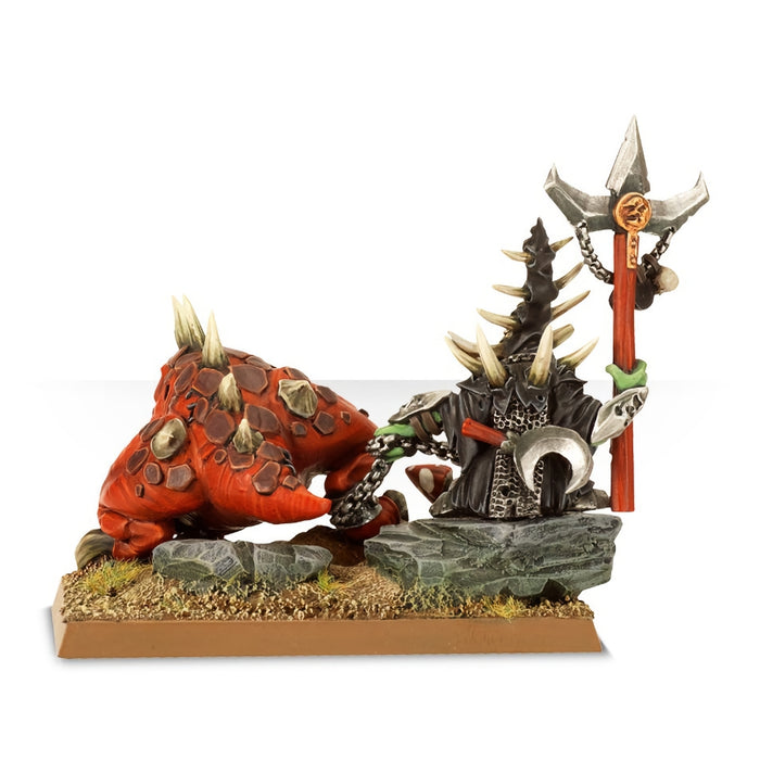 Loonboss with Giant cave Squig (Web Exclusive) - WH Age of Sigmar: Gloomspite Gitz - RedQueen.mx