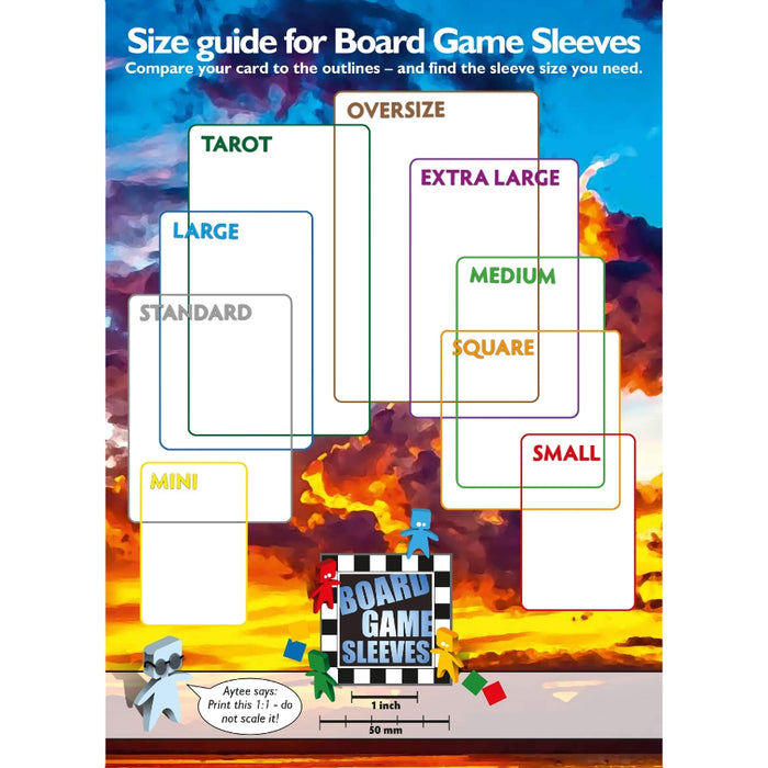 Tarot Card Board Game 100 Sleeves (70x120mm) - Arcane Tinmen Sleeves - RedQueen.mx