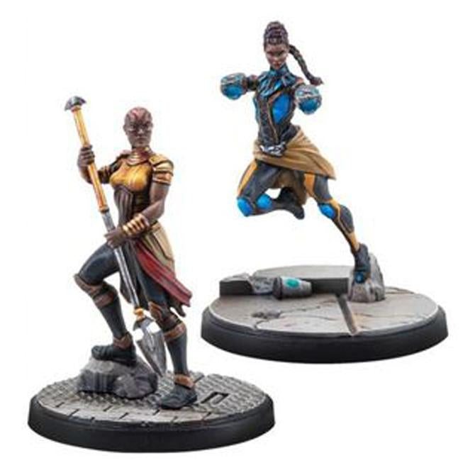 Shuri & Okoye - Marvel Crisis Protocol Character Pack - RedQueen.mx