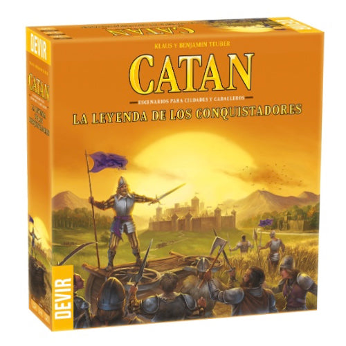 Catan: La Leyenda de los Conquistadores (ES) - Expansión para Ciudades y Caballeros - RedQueen.mx