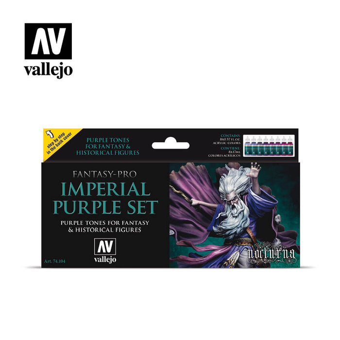 Imperial Purple, Fantasy Pro Series - Vallejo: Paint Set - RedQueen.mx