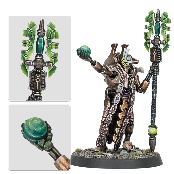 Lord Hasmoteph the Resplendent (Web Exclusive) - WH40k: Necrons - RedQueen.mx