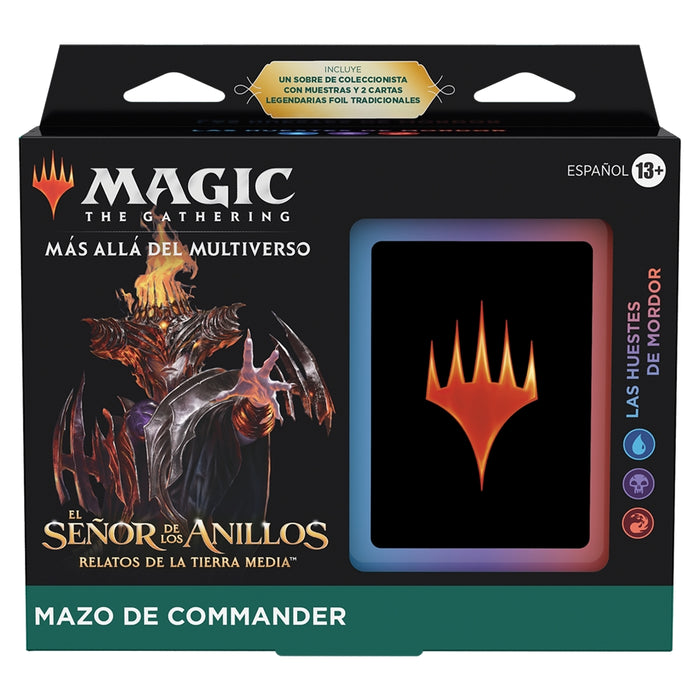 The Lord of the Rings: Tales of Middle-Earth - Commander Deck: Las Huestes de Mordor (Español) - Magic: The Gathering
