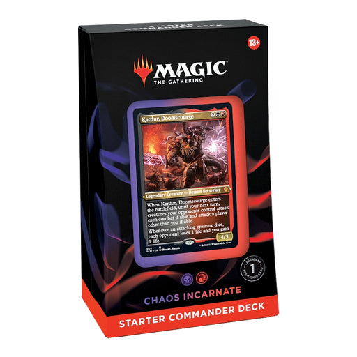 MTG 2022 - Starter Commander Deck: Chaos Incarnate (English) - Magic The Gathering - RedQueen.mx