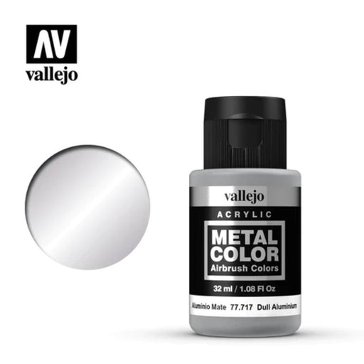 77.717 Dull Aluminium (32ml) - Vallejo: Metal Color - RedQueen.mx