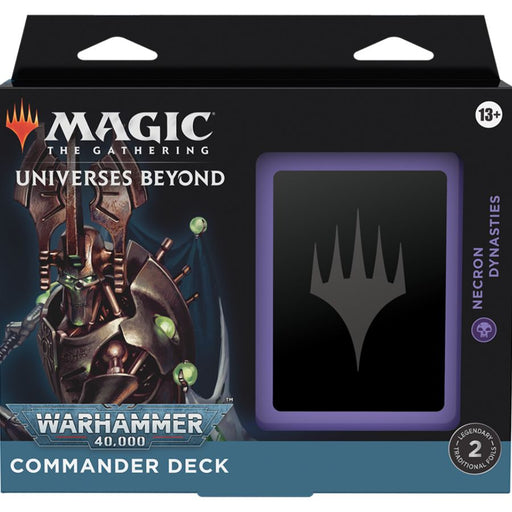 Warhammer 40,000 Commander Deck Necron Dynasties (English) – MTG: Universes Beyond WH40k - RedQueen.mx