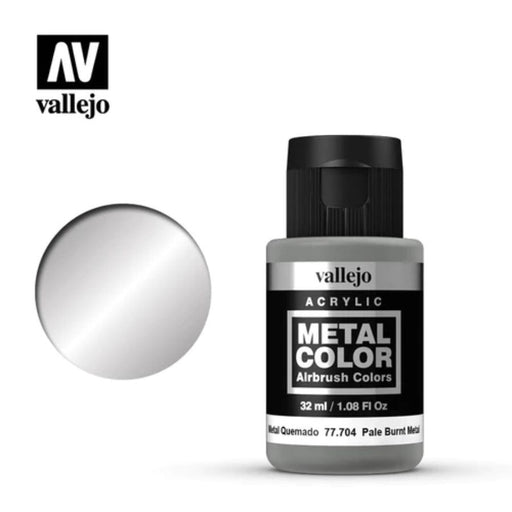 77.704 Pale Burnt Metal (32ml) - Vallejo: Metal Color - RedQueen.mx
