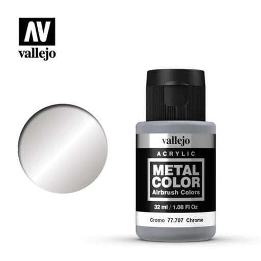 77.707 Chrome (32ml) - Vallejo: Metal Color - RedQueen.mx