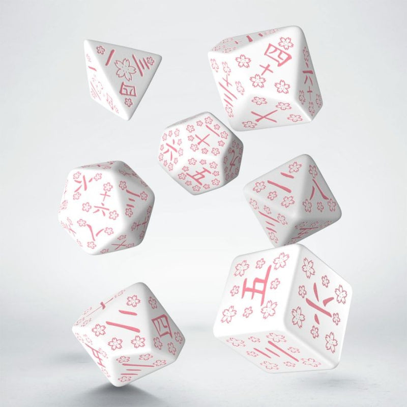 Cherry Blossom Petals - Japanese Dice Set - RedQueen.mx