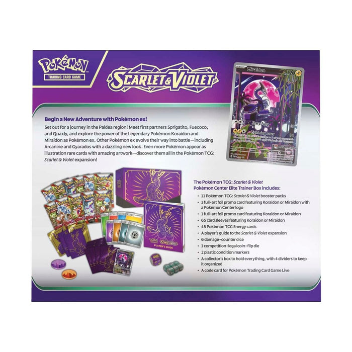 Scarlet & Violet - Elite Trainer Box Miraidon (English) - Pokemon TCG