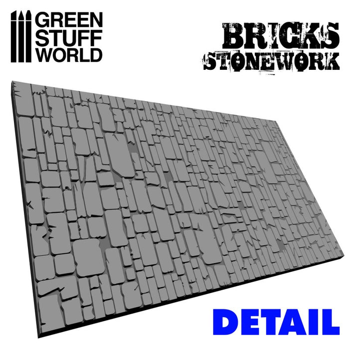 Rolling Pin Bricks Stonework - GSW Tools - RedQueen.mx