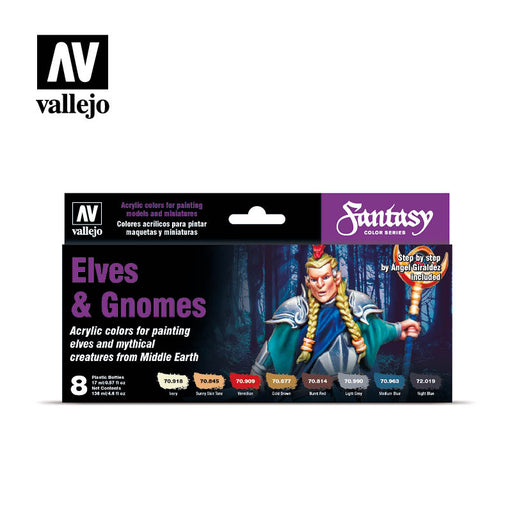 70.242 Elves & Gnomes (8x 17ml) - Vallejo: Paint Set - RedQueen.mx