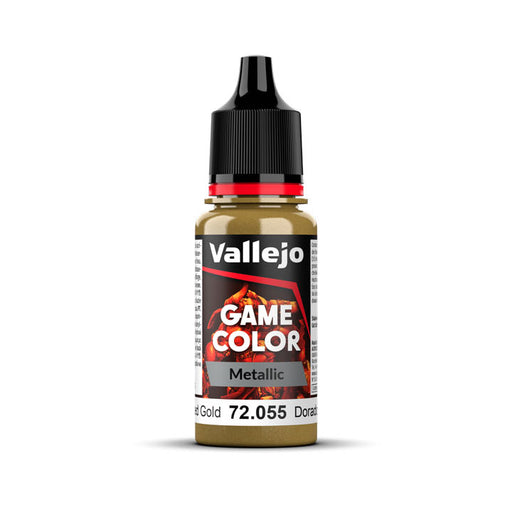72.055 Polished Gold (18ml) - Vallejo: Game Color Metallic - RedQueen.mx