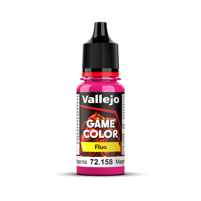 72.158 Fluorescent Magenta (18ml) - Vallejo: Game Color Fluo - RedQueen.mx