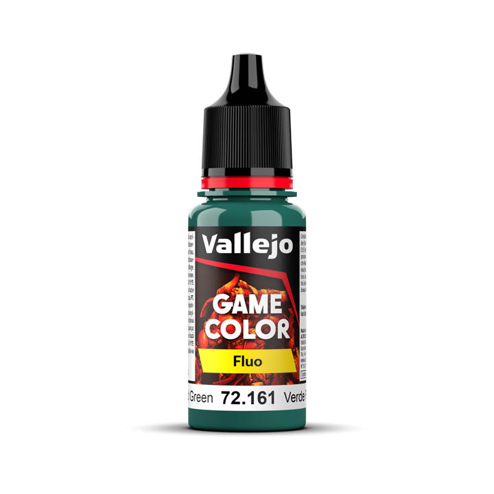 72.161 Fluorescent Cold Green (18ml) - Vallejo: Game Color Fluo - RedQueen.mx
