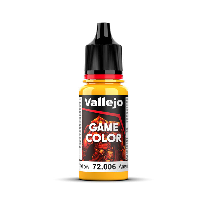 72.006 Sun Yellow (18ml) - Vallejo: Game Color - RedQueen.mx