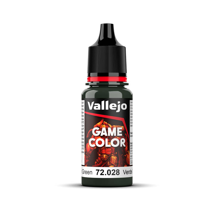 72.028 Dark Green (18ml) - Vallejo: Game Color - RedQueen.mx