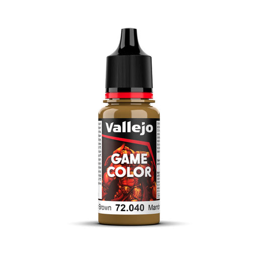 72.040 Leather Brown (18ml) - Vallejo: Game Color - RedQueen.mx