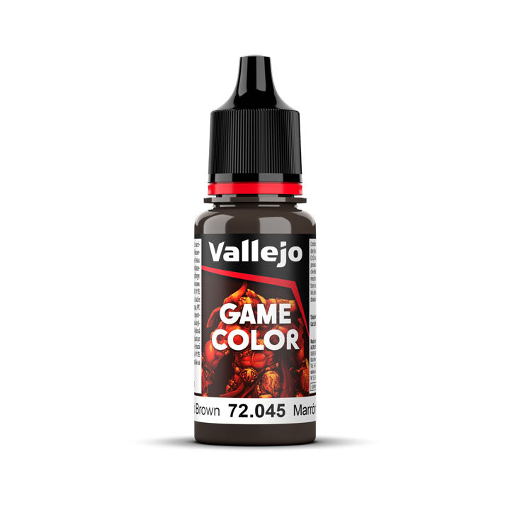 72.045 Charred Brown (18ml) - Vallejo: Game Color - RedQueen.mx