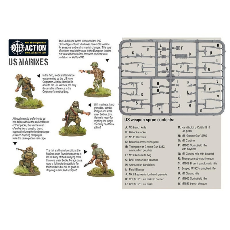 Semper Fidelis, US Marines Starter Army - Bolt Action - RedQueen.mx
