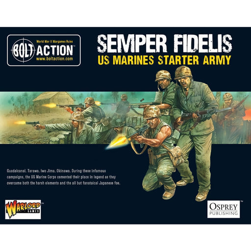 Semper Fidelis, US Marines Starter Army - Bolt Action - RedQueen.mx