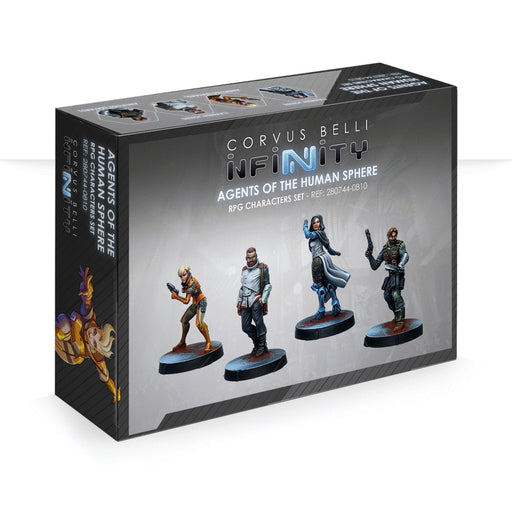 Agents of the Human Sphere - Infinity: RPG Characters set - RedQueen.mx