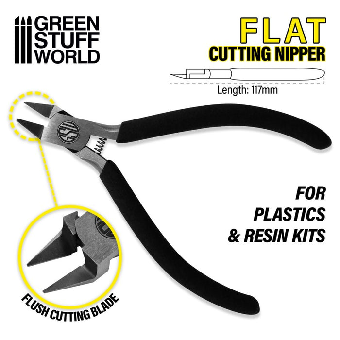 Flat Cutting Nipper - GSW Tools - RedQueen.mx