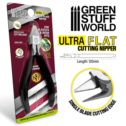Ultra Flat Cutting Nipper - GSW Tools - RedQueen.mx