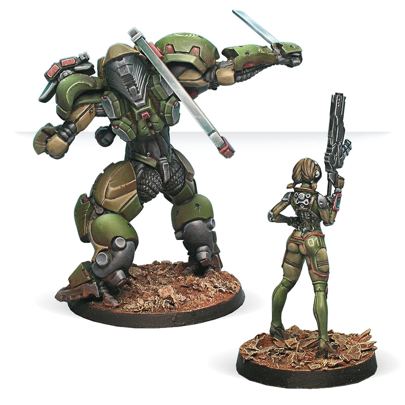 Anaconda, Mercenary TAG Squadron - Infinity: NA2 Pack - RedQueen.mx