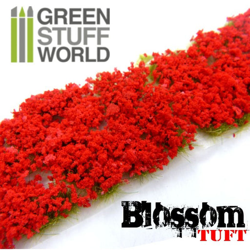 Blossom Tufts (6mm) self-adhesive Red Flowers - GSW Accessories - RedQueen.mx