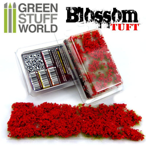 Blossom Tufts (6mm) self-adhesive Red Flowers - GSW Accessories - RedQueen.mx