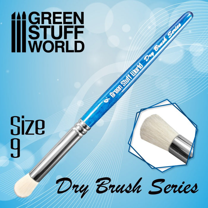 Blue Series Pincel Seco #9 - GSW Brushes - RedQueen.mx