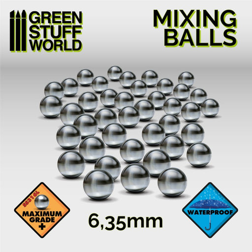 40x Mixing Balls (6.35mm) - GSW Accessories - RedQueen.mx