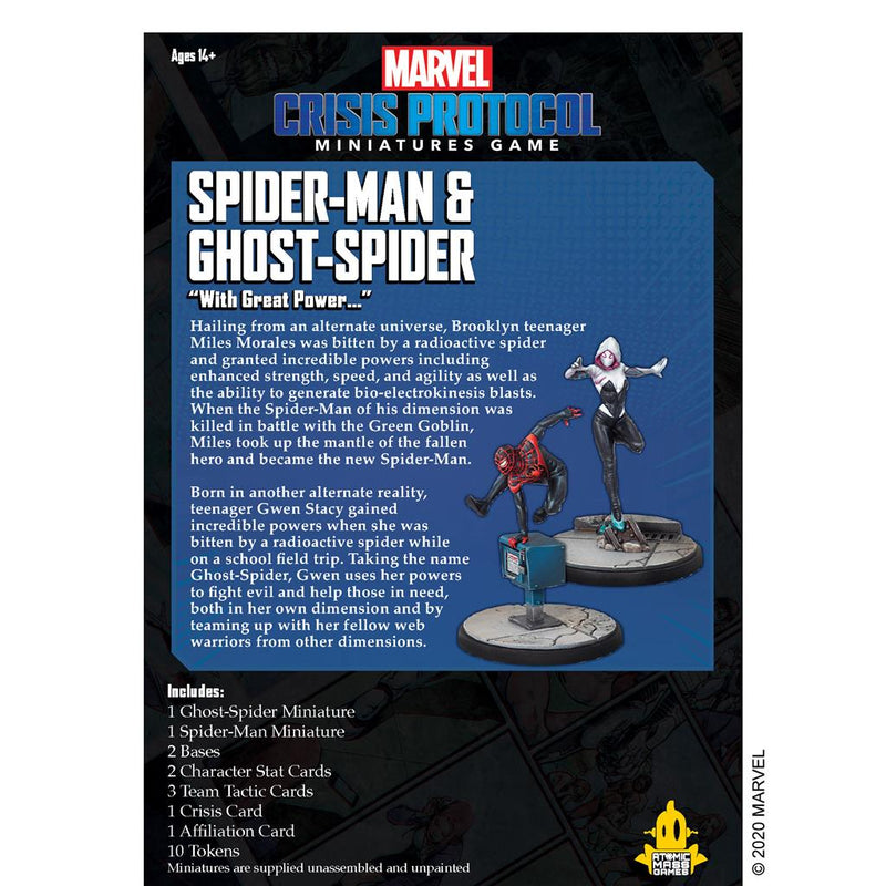Spider-Man & Ghost-Spider - Marvel Crisis Protocol - RedQueen.mx