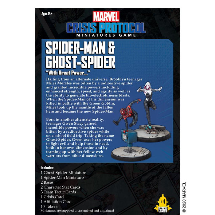 Spider-Man & Ghost-Spider - Marvel Crisis Protocol - RedQueen.mx