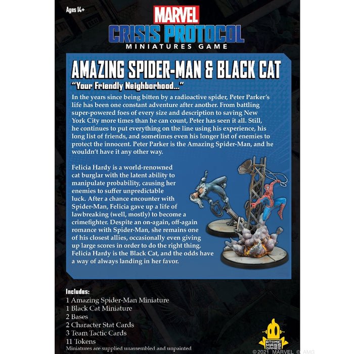 Amazing Spider-Man & Black Cat - Marvel Crisis Protocol - RedQueen.mx