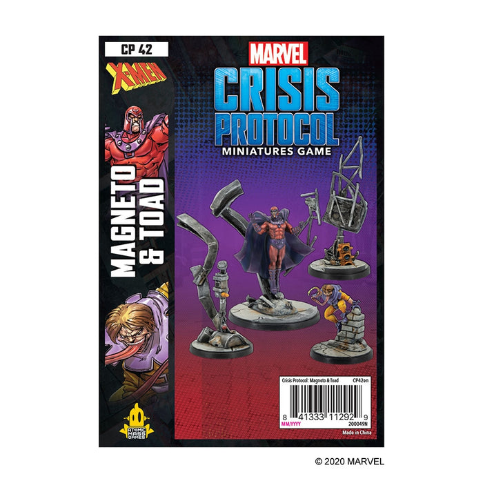 Magneto and Toad - Marvel Crisis Protocol - RedQueen.mx