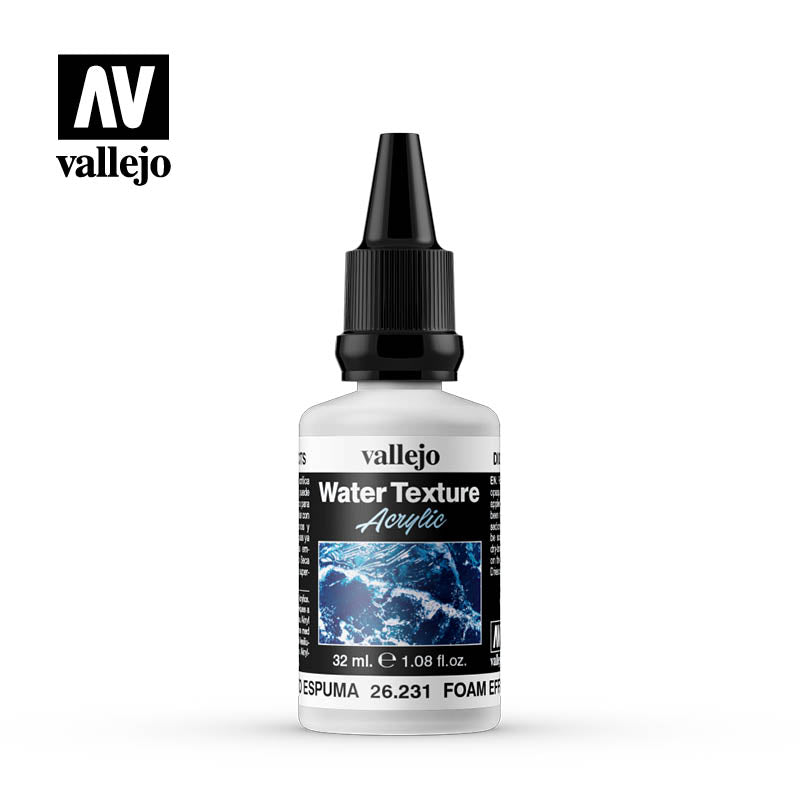 26.231 Foam Water Texture (32ml) - Vallejo: Diorama Effects - RedQueen.mx