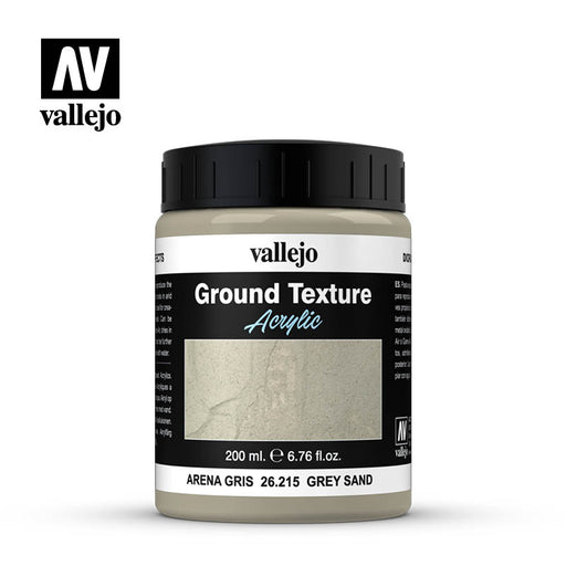 26.215 Grey Sand Texture (200ml) - Vallejo: Diorama Effects - RedQueen.mx