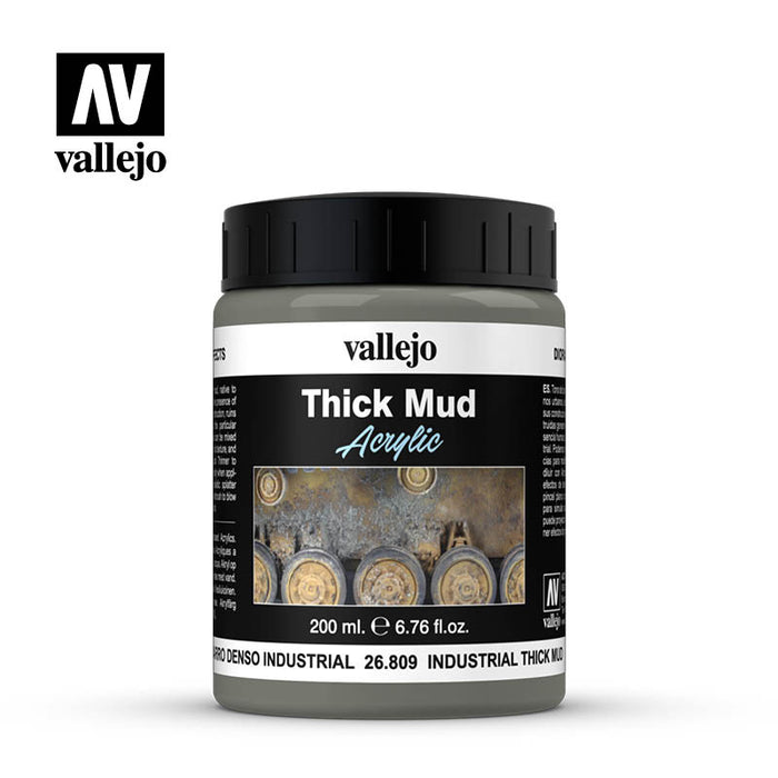 26.809 Industrial Thick Mud Texture (200ml) - Vallejo: Diorama Effects - RedQueen.mx
