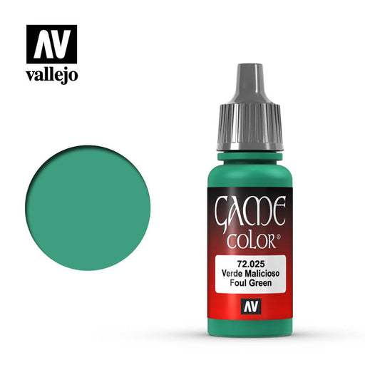 72.025 Foul Green (17ml) - Vallejo: Game Color - RedQueen.mx