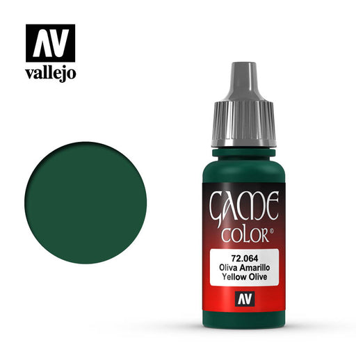 72.064 Yellow Olive (17ml) - Vallejo: Game Color - RedQueen.mx