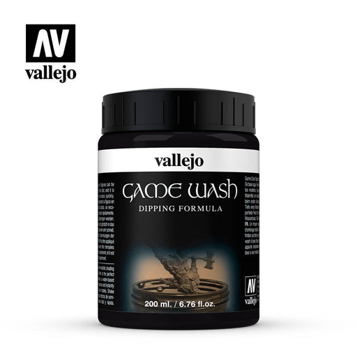 73.301 Black Wash (200ml) - Vallejo: Game Wash - RedQueen.mx