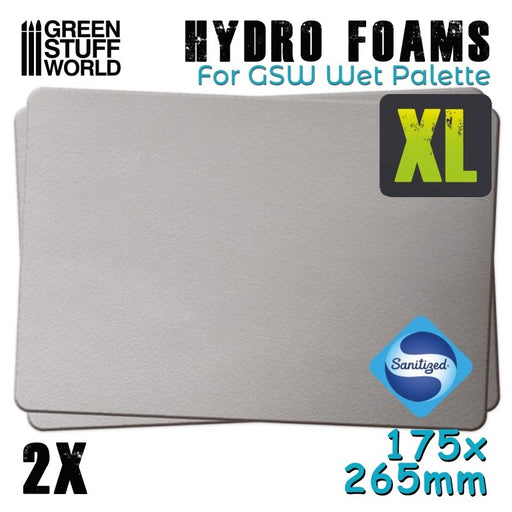 Hydro Foams XL for GSW Wet Palette XL (x2) - GSW Accessories - RedQueen.mx