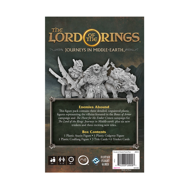 Lord of the Rings: Journeys in Middle-Earth - Villains of Eriador Figure Pack (English)