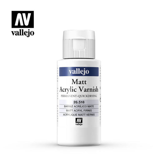 26.518 Matt Acrylic Varnish (60ml) - Vallejo: Auxiliary - RedQueen.mx