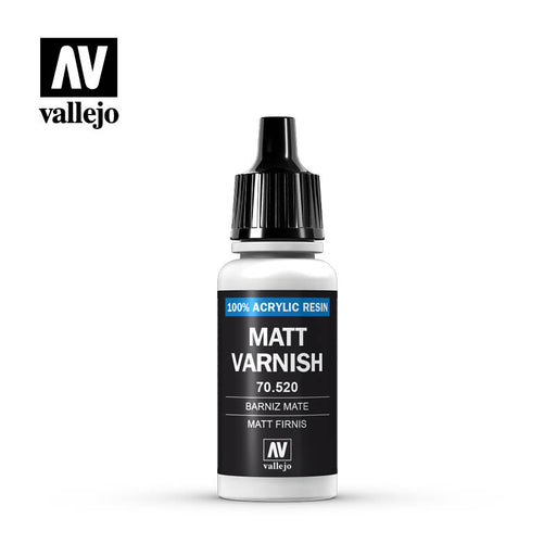 70.520 Matt Varnish (17ml) - Vallejo: Auxiliary - RedQueen.mx